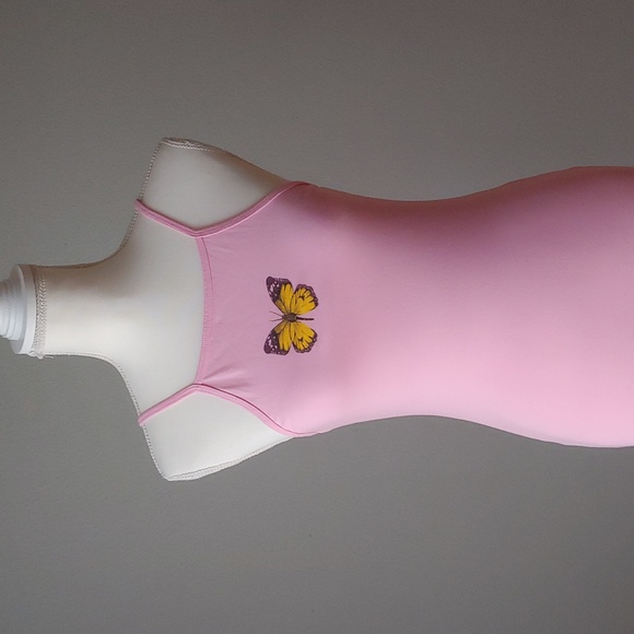 Truly Madly Deeply | UO Baby Pink Butterfly Dress - Picture 4 of 13